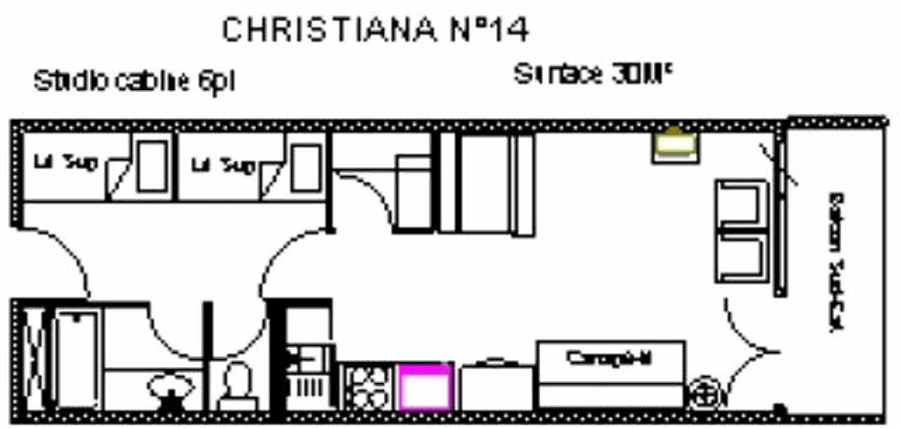 Résidence CHRISTIANIA - Studio pour 6 Personnes 964 Gourette Extérieur photo